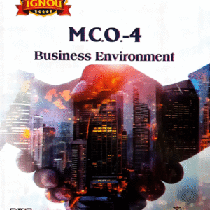 M.C.O.-4: Business Environment: