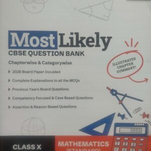 Most Likely CBSE Question Bank Class X Mathematics (Standard)